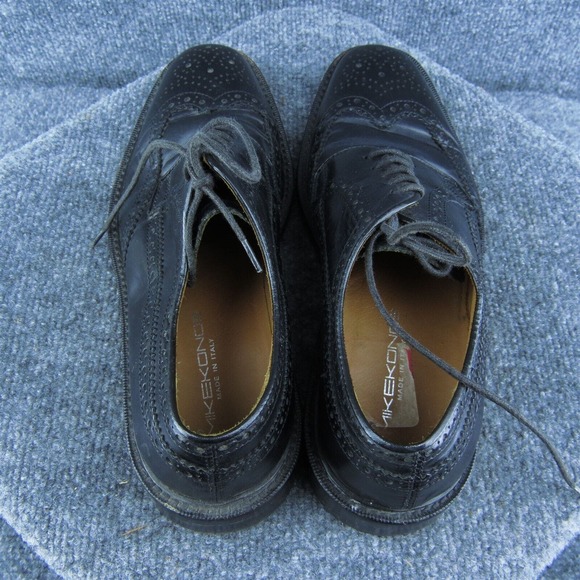 Mikekonos Men Derby Shoes Black Lace Up Size‎ 8.5 Medium main image 9